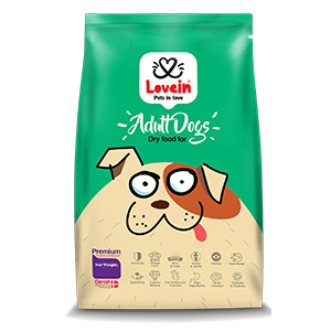 غذا خشک سگ بالغ نژاد کوچک و متوسط لاوین Lovein Small and Medium Breeds طعم مرغ و ماهی وزن 800 گرم