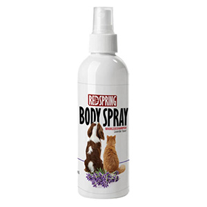 اسپری شامپو خشک سگ و گربه رد اسپرینگ RED SPRING Body Spray رایحه لوندر حجم 150ml