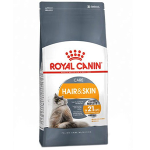 غذا خشک گربه رویال کنینroyal canin hair&skin وزن 2کیلوگرم