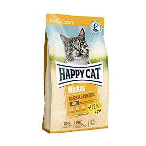 غذا خشک گربه هپی کت ضد گلوله مویی happy cat hairball control وزن 10 کیلوگرم