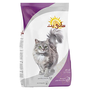 غذا خشک گربه بالغ سانی پت sunnypet طعم مرغ وزن 2 کیلوگرم