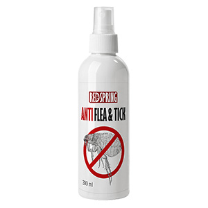 اسپری ضد کک و کنه و سایر انگل ها سگ و گربه رد اسپرینگ Red Spring Anti Flea & Tick حجم 300ml