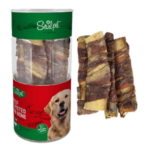تشویقی سگ سویل پت sevilpet استخوان بزرگ دورپیچ گوشت بسته 4 عددی