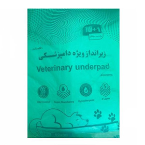 پد زیرانداز ویژه دامپزشکی ابعاد 80*60 بسته 11 عددی