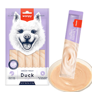 بستنی سگ و گربه ونپی wanpy duck طعم اردک تعداد 1 عدد