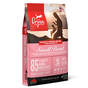 غذا خشک سگ نژاد کوچک اوریجن orijen small breed وزن 4/5 کیلوگرم