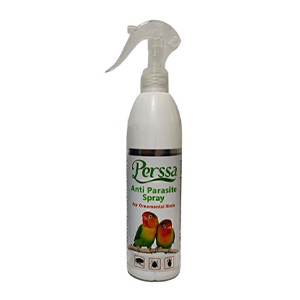 اسپری ضدانگل های خارجی پرندگان زینتی پرسا perssa anti parasite spray حجم 300ml