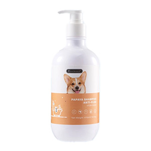 شامپو سگ بون دوش BONNE DOUCHE PAPAYA ANTI FLEA ضد کک و کنه عصاره پاپایا حجم 470ml