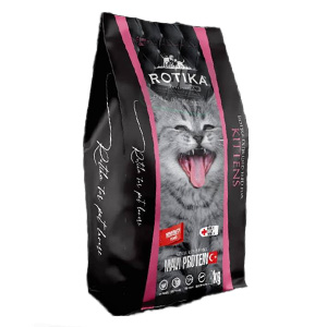 غذا خشک بچه گربه روتیکا کیتن Rotika Kitten طعم میکس وزن 10 کیلوگرم