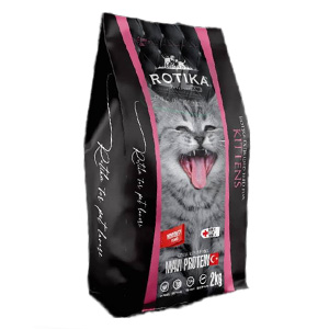 غذا خشک بچه گربه روتیکا کیتن Rotika Kitten طعم میکس وزن 2 کیلوگرم