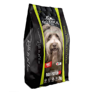 غذا خشک سگ بالغ نژاد کوچک روتیکا Rotika Small Adult طعم مرغ و گوشت وزن 2 کیلوگرم