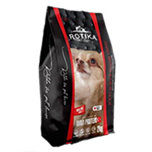 غذا خشک سگ جونیور نژاد کوچک روتیکا Rotika Small Junior طعم مرغ و گوشت وزن 2 کیلوگرم