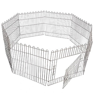 داگ پارک استیل سگ زاریکس zarix ارتفاع 95 در 60 هشت تکه