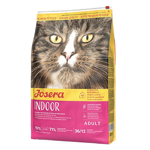 غذا خشک گربه بالغ جوسرا ایندور josera indoor طعم مرغ و ماهی وزن 10 کیلوگرم