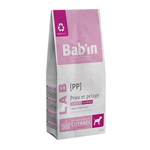 غذا خشک سگ پاپی بابین Babin junior skin&coat وزن 2 کیلوگرم