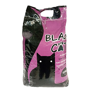 خاک گربه بلک کت black cat وزن 10 کیلوگرم
