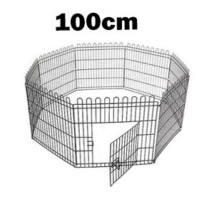 داگ پارک مشکی سگ برند رکس ابعاد 100*60 هشت تکه