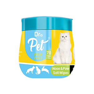 دستمال مرطوب مخصوص پت دکتر پت Dr.Pet بینی و پنجه 70 عدد