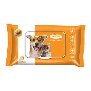 دستمال مرطوب گلد پد gold pad تعداد 50 عدد