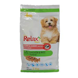 غذا خشک سگ پاپی ریلکسی relaxy puppy طعم مرغ وزن 2 کیلوگرم