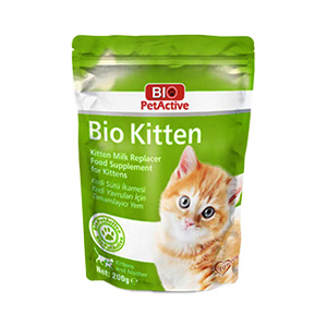 شیر خشک بچه گربه بایو پت اکتیو Bio pet active وزن 200 گرم