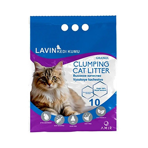خاک گربه لاوین lavin عطری وزن 10 کیلوگرم