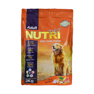  غذا خشک سگ نوتری nutri وزن 2 کیلوگرم