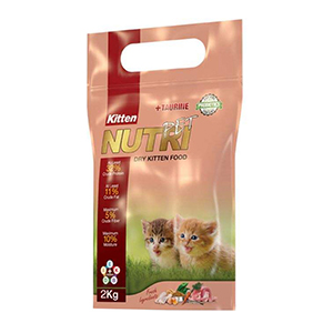 غذا خشک بچه گربه نوتری Nutri kitten وزن 2 کیلوگرم