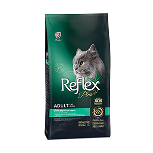 غذا خشک گربه درمانی reflex+ یورینری urinary وزن 15 کیلوگرم