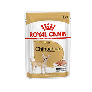 پوچ سگ رویال کنین royal canin نژاد شی هوا هوا وزن 85گرم